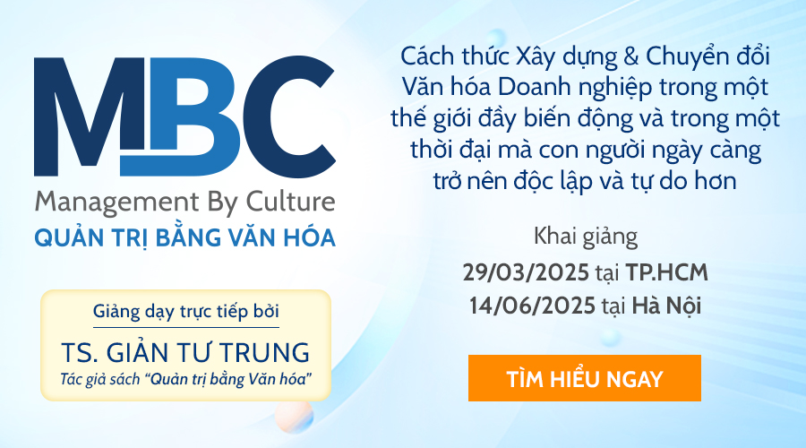 Khóa học Văn hóa Doanh nghiệp MBC tại TPHCM | TS. Giản Tư Trung