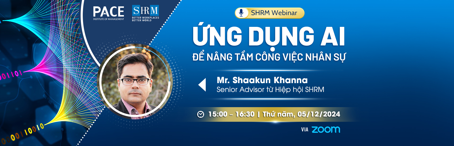 SHRM WEBINAR: ỨNG DỤNG AI ĐỂ NÂNG TẦM CÔNG VIỆC NHÂN SỰ