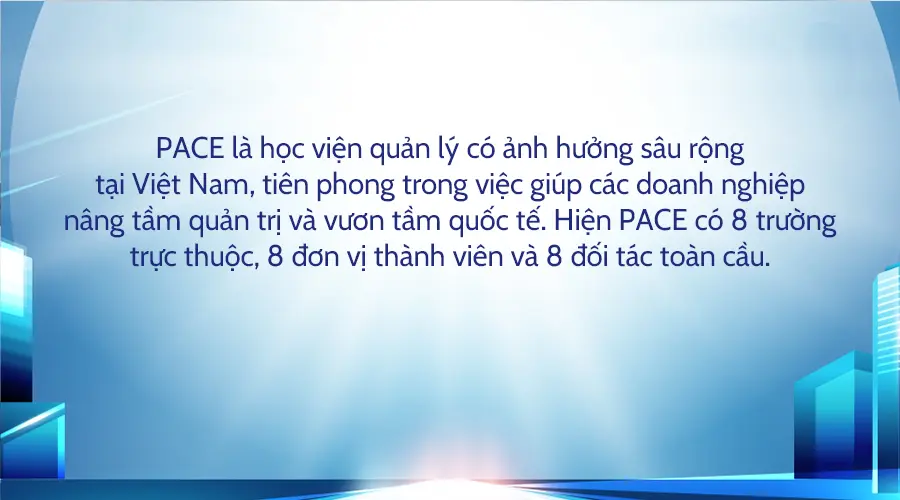 Hệ sinh thái quản trị toàn cầu của PACE