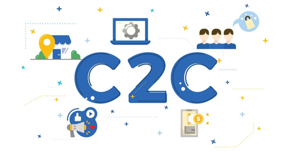 C2C, viết tắt của "Consumer to Consumer", là một mô hình kinh doanh trong đó các cá nhân trực tiếp mua bán hàng hóa, dịch vụ cho nhau thông qua nền tảng trung gian trực tuyến