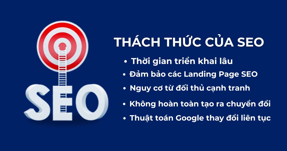 các thách thức của seo