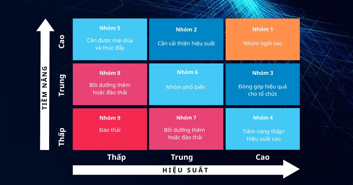 kế hoạch hành động với 9 box grid